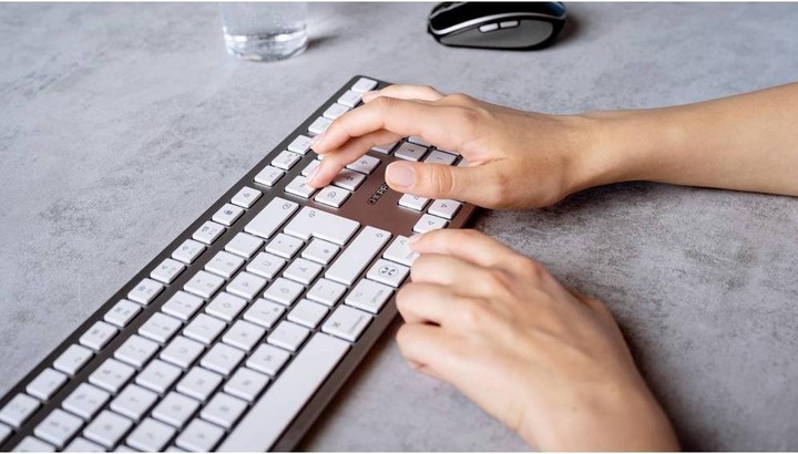 Actual product image CHERRY KW 9100 Slim for Mac (DE, Wireless)