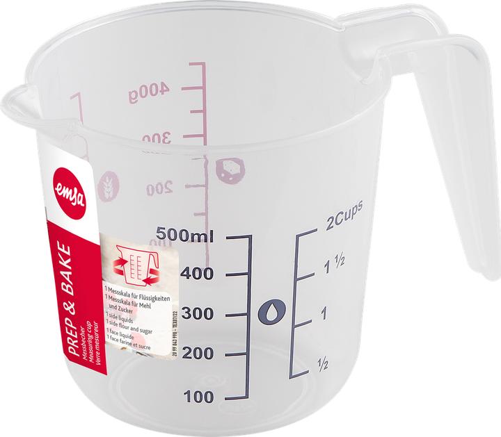 Image du produit Emsa Gobelet doseur en plastique Prep&Bake 0,5L (500 ml)