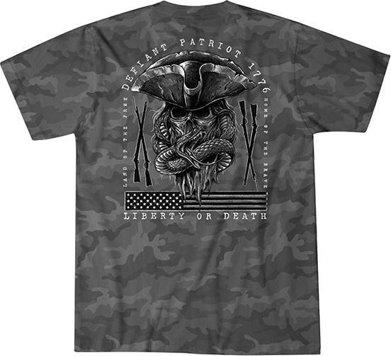 Actual product image Howitzer T-Shirt DEFIANT SKETCH, grey camo (M)