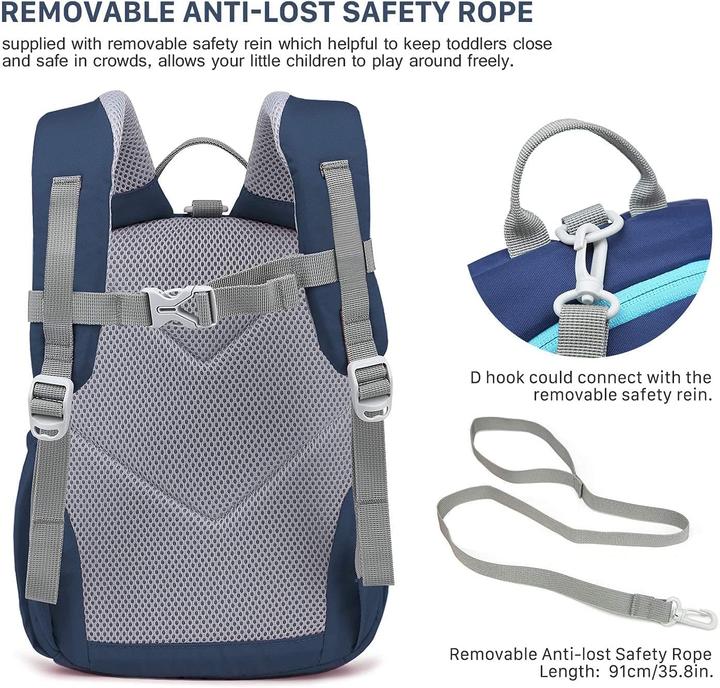 Produktbild Only-Bags.Store Kleinkind-Rucksack mit Leine Kindergarten-Rucksack