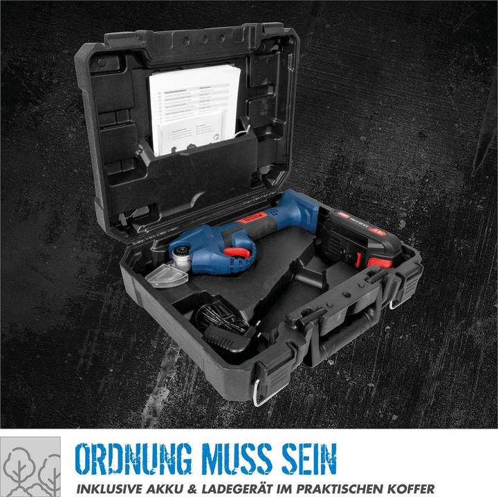 Produktbild Güde ASC 18-201-05 K Akku Astschere 18 V Brushless ( 58438 ) + 1x Akku 2,0 Ah + Ladegerät + Koffer