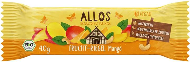 Produktbild Allos Bio Fruchtschnitte Mango 40 g (40 g)