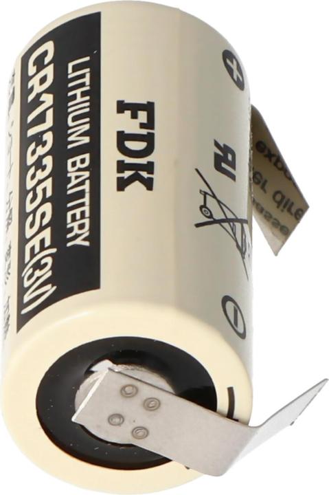 Actual product image FDK Batterie CR17335 SE Size 2/3A mit Lötfahne U-Form (1 pcs., A23, 1800 mAh)