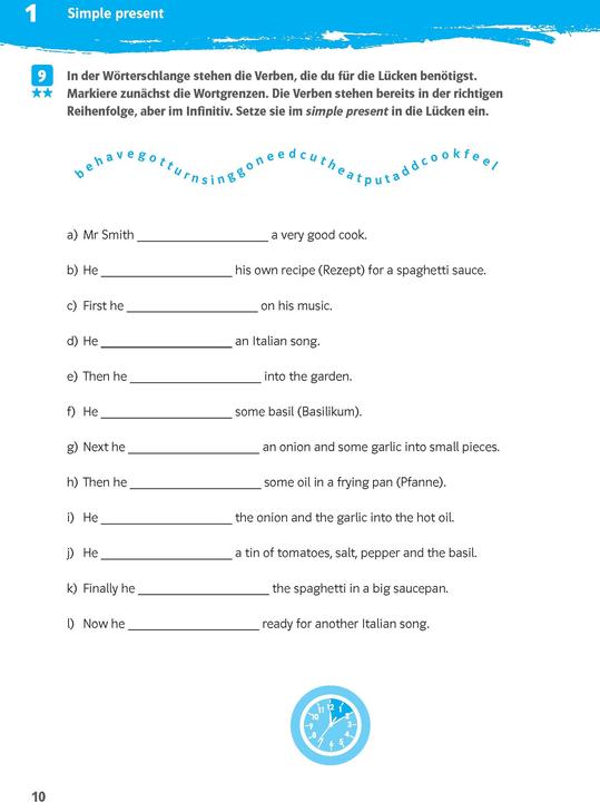 Produktbild 10-Minuten-Training Englisch Simple Present und Present Progressive 5. Klasse (Englisch, Deutsch, 2023)