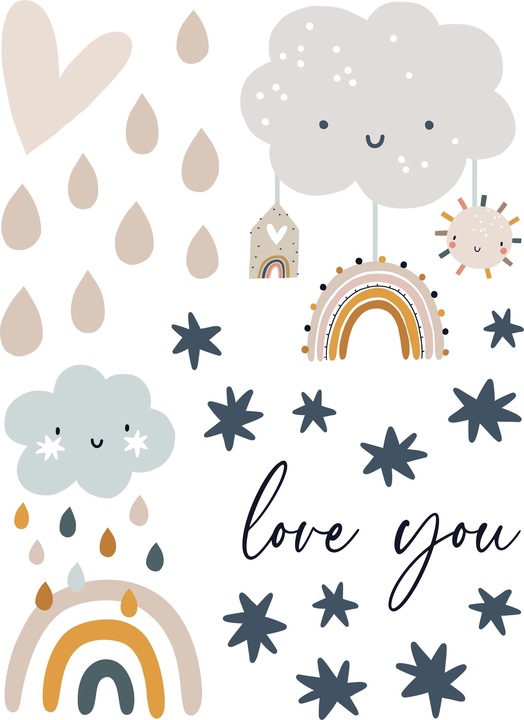 Produktbild Papierdrachen Regenbogen (22 x 30 cm)