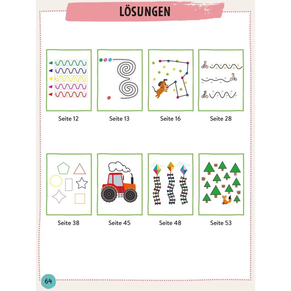 Thumbnail - Schwungübungen für Kinder ab 4 Jahren, Schulbücher von pen2nature