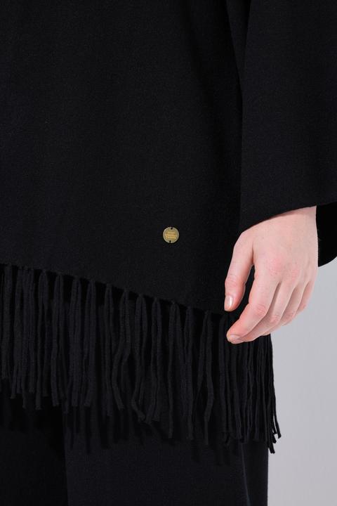 Produktbild Ulla Popken Strickjacke, Fransensaum, ohne Verschluss, Langarm (54, 56)