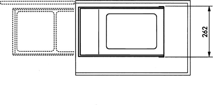 Produktbild Hailo Multi-Box duo L, Einbau-Mülleimer, 2x14 ltr (30 l)