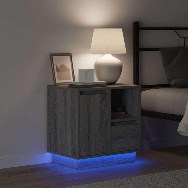 Actual product image vidaXL Bedside table (50 x 34.5 x 50 cm)