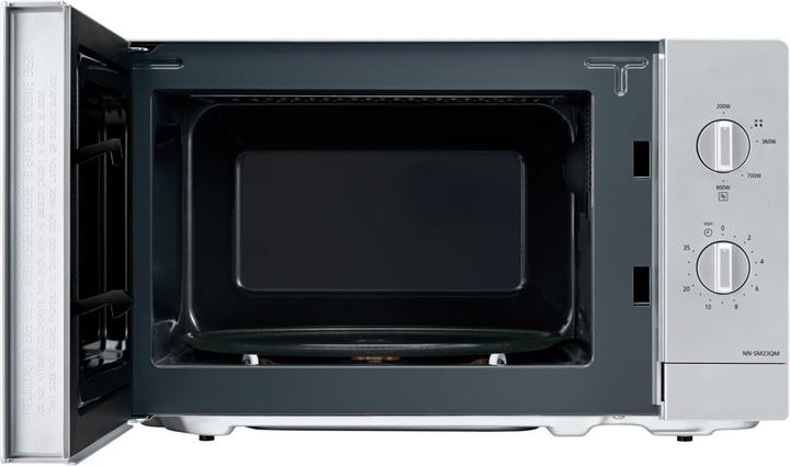 Produktbild Panasonic NN-SM23QMEPG Mikrowelle Silber 800 W Grillfunktion (20 l)