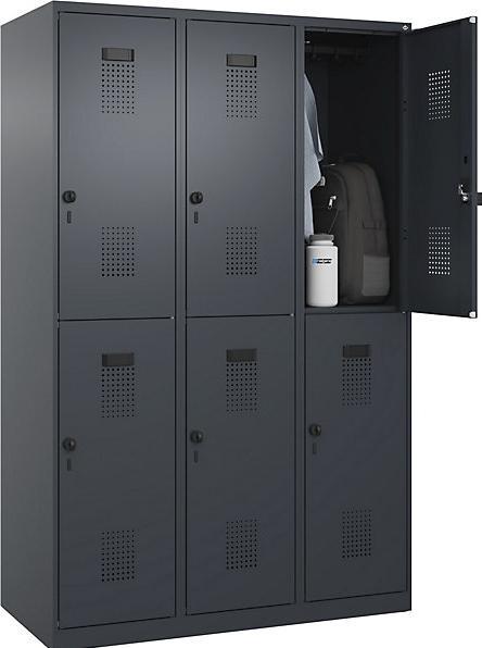 Actual product image C+P Evolo PLUS double-decker locker (120 cm, 185 cm)