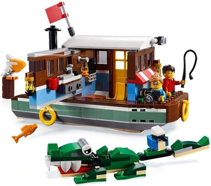 Actual product image LEGO Creator 3in1 Riverside Houseboat (31093, LEGO Creator 3-in-1)