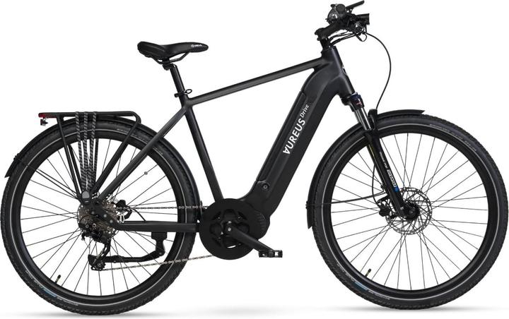 AureusDrive DailyDrive M, black, high top tube, men, chain