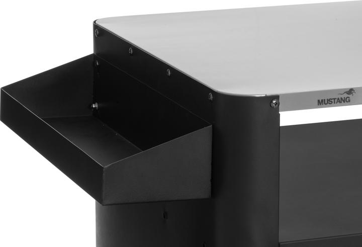 Actual product image Mustang Storage cabinet with side table