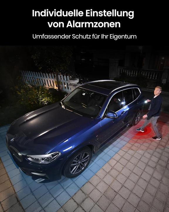 Produktbild Aosu 2K Überwachungskamera-Set mit Bewegungssensoren (2 Stück)
