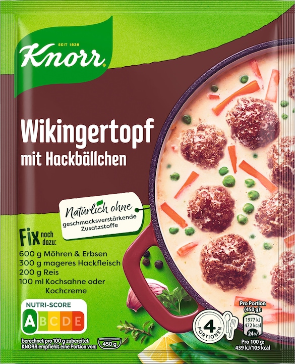 Immagine prodotto Knorr Pentola vichinga con polpette (30 g)