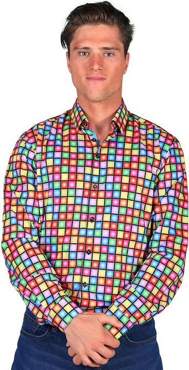 Image du produit Thetru chemise boule à facettes, multicolore (M)