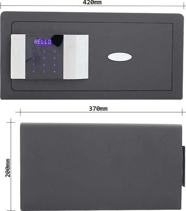 Image du produit Rottner Coffre-fort hôtelier Prestige Lap écran tactile (26 l)