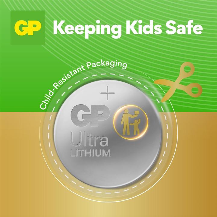 Productafbeelding GP Batteries 4 GP knoopcel CR2450 3,0 V (4 Pcs., CR2450, 540 mAh)