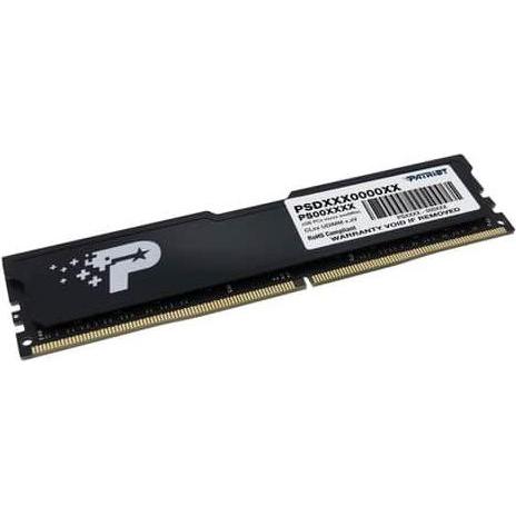 Patriot RAM D4 2666 32GB C22 Signature HS (1 x 32GB, 2666 MHz, DDR4-RAM, DIMM), RAM, Schwarz