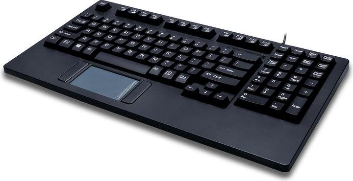 Produktbild Adesso EasyTouch™ 425UB – Touchpad Keyboard including Rackmount qwERTY layout (USA, Kabelgebunden)