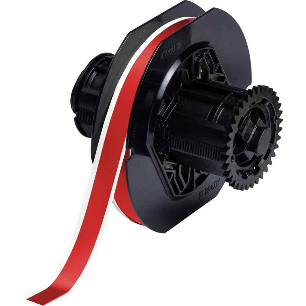 Brady, Etiketten, B30C-500-7569-RD, Standard Vinyl, Rot, glänzend, 12.70 mm x 30.00 m, Endlos