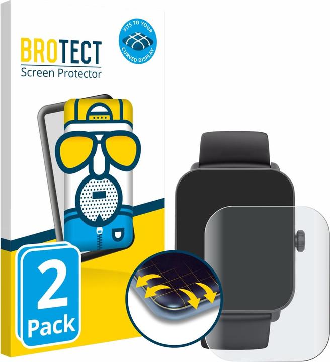 Produktbild BROTECT Fullscreen Schutzfolie Displayschutz Folie Matt Entspiegelungsfolie