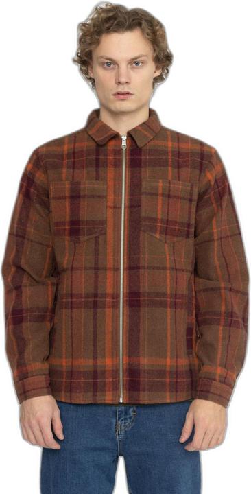 Actual product image Revolution Check overshirt with zipper (S)