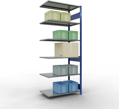 Image du produit Schulte Lagertechnik Système d'assemblage de rayonnages MULTIplus85 avec traverses de longueur