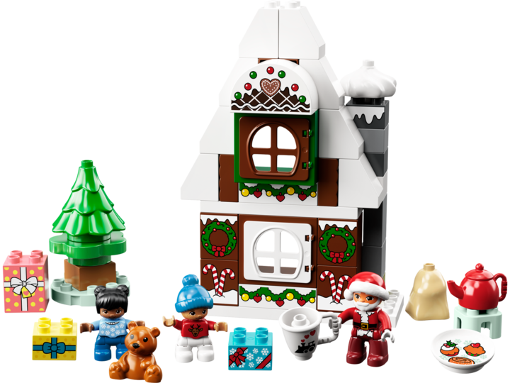 Immagine prodotto LEGO Casa di pan di zenzero con Babbo Natale (10976)