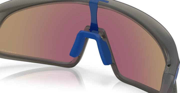 Actual product image Oakley Rslv (Prizm Sapphire Iridium, matte grey smoke, Prizm Sapphire, matte grey smoke)
