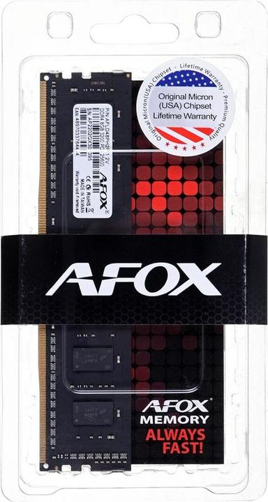 Actual product image AFOX Memory module DDR4 16GB 2400MHZ (AFLD416EH1P) (1 x 16GB, 2400 MHz, DDR4-RAM, U-DIMM)