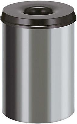 Actual product image kaiserkraft Stainless steel wastepaper basket (30 l)