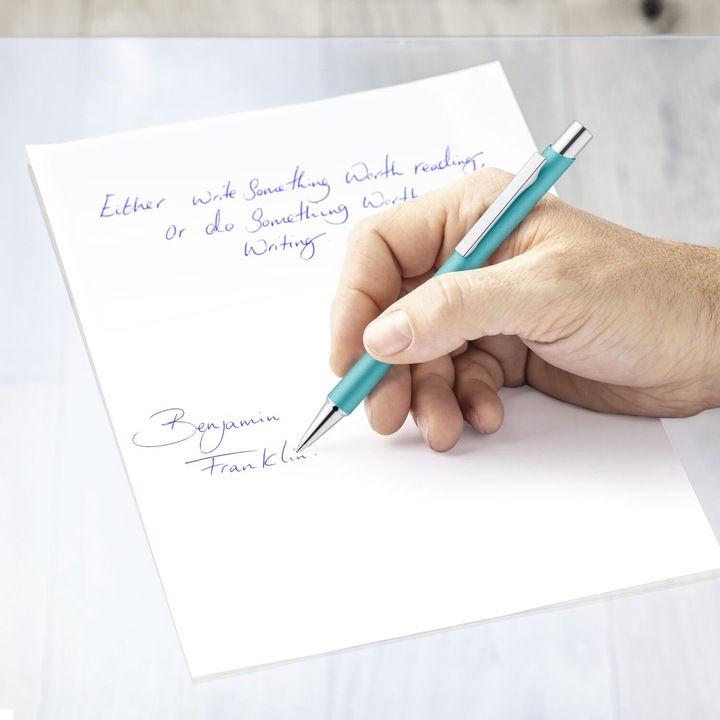 Produktbild Staedtler Druckkugelschreiber elance 421 45, trkis (Türkis, 1 x)