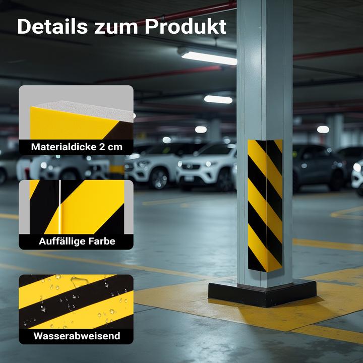 Produktbild Wiltec Garagen Wandschutz Selbstklebend Türkantenschutz Einparkhilfe Auto Garage