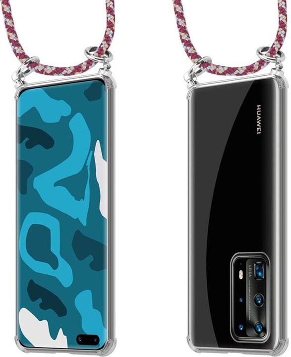 Produktbild Cadorabo TPU Handy Kette SILBER Cover