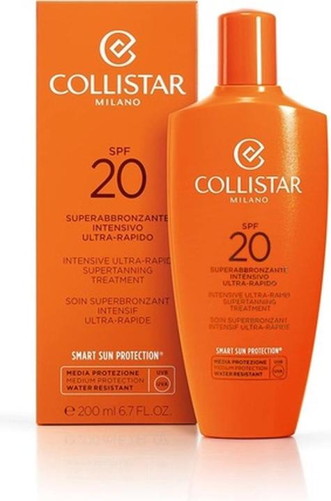 Actual product image Collistar Intensive Ultra-Rapid Supertanning Treatment (Sun cream face, SPF 20, 200 ml)