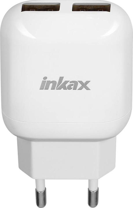 Image du produit Inkax Adaptateur secteur avec 2x ports USB (10 W, 1 portion)