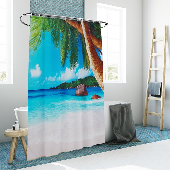 Actual product image Relaxdays Duschvorhang (200 x 180 cm)