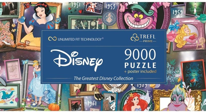 Productafbeelding Trefl UFT puzzel - De grootste Disney collectie (9000 onderdelen)