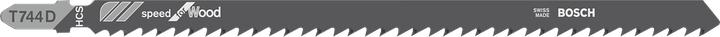 Produktbild Bosch Professional Zubehör Stichsägeblatt T 744 D Speed for Wood, 3er-Pack
