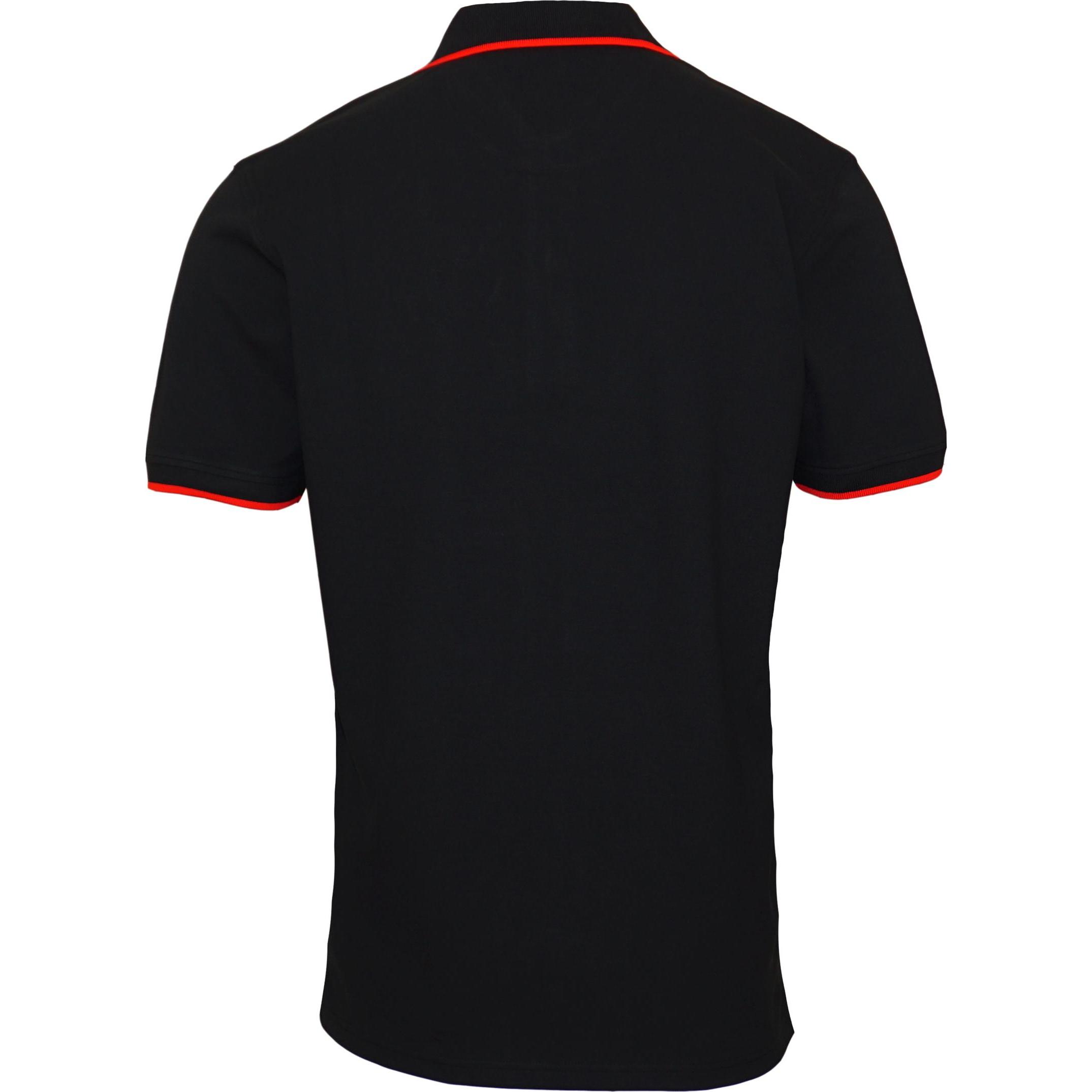 Thumbnail - U.S. Polo, Herren, Shirt, ASSN. Shirt Poloshirt Fashion Shortsleeve, Schwarz, (L)