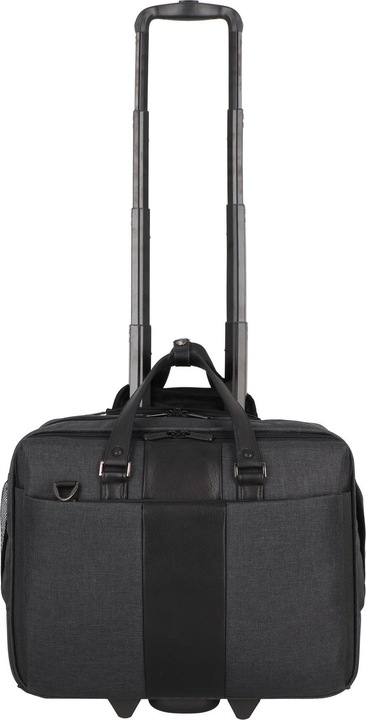 Produktbild Dermata Business Laptop Trolley Canvas 3497CV Zwart (32 l, Handgepäck (bis 50l))