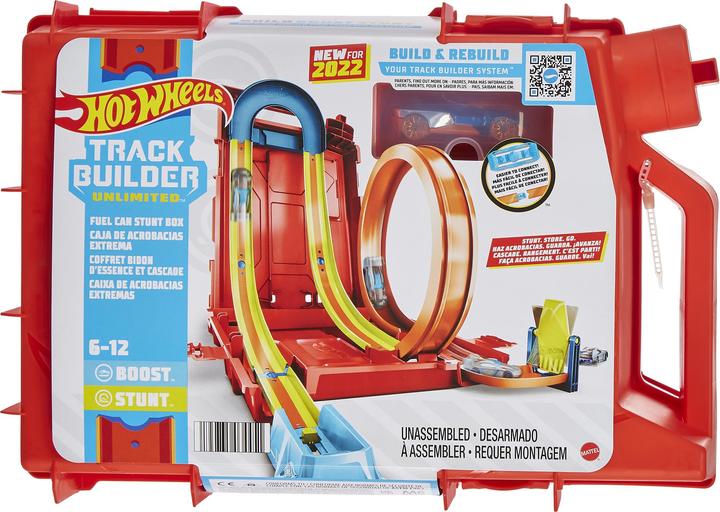 Actual product image Hot Wheels Track Builder Unlimited Canister Stunt Box