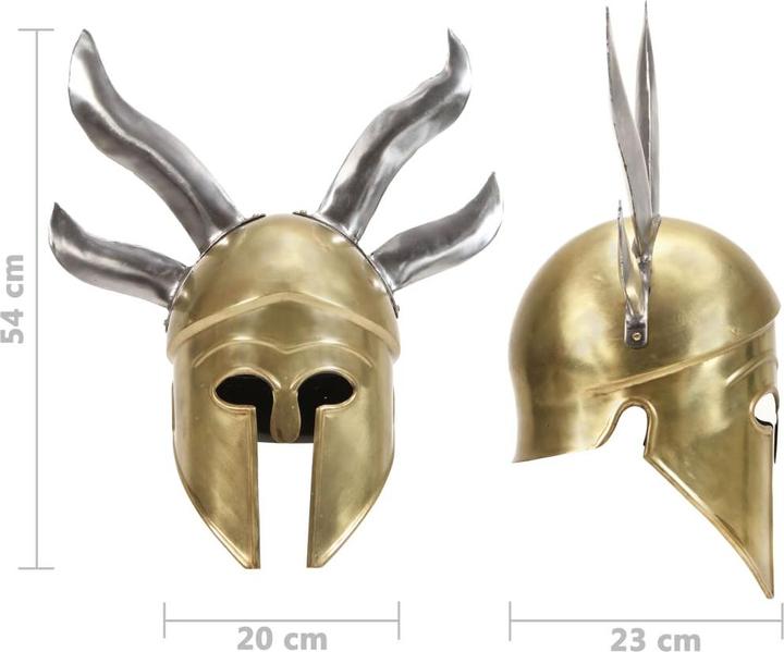 Produktbild vidaXL antiker Krieger Helm