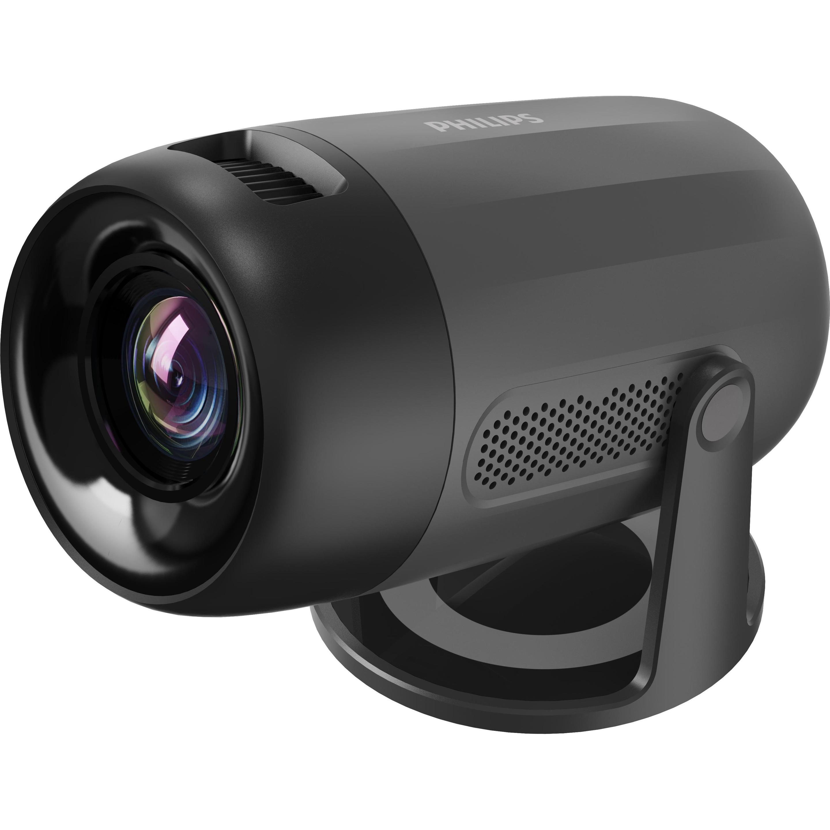 Philips Videoprojektor NeoPix 150 (Full HD, 250 lm, 1.2:1), Beamer, Schwarz, Grau