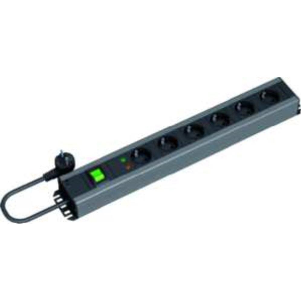 Bachmann Handwerkerleiste (6x, CEE 7/3, 2 m) (300.011)