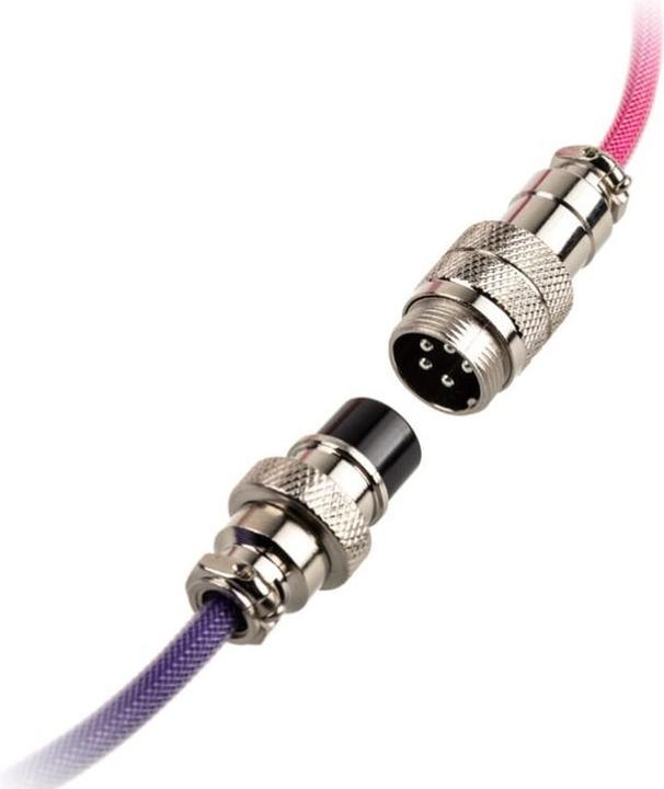Actual product image Ducky Premicord Joker Spiral Cable, USB Type C to Type A (1.80 m, USB 2.0)
