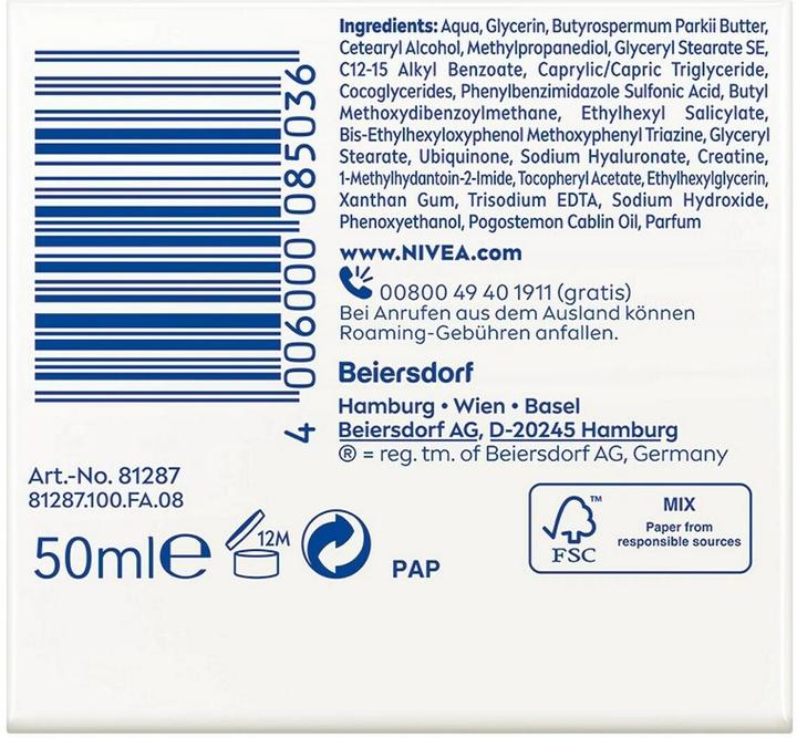 Produktbild NIVEA Q10 Power Anti-Falten Straffende Tagescreme (50 ml, Tagescreme, SPF 15)