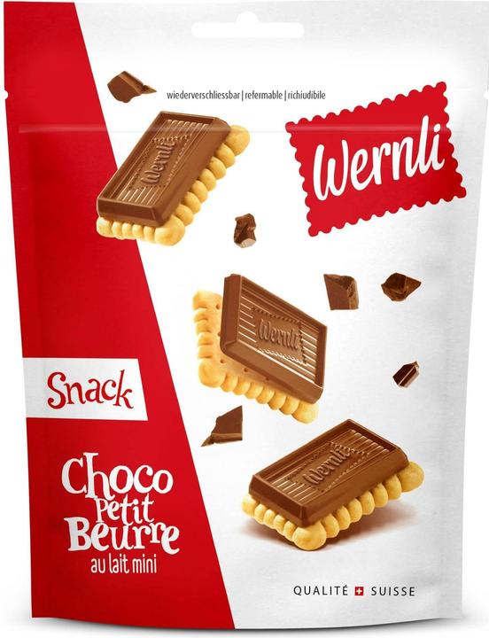 Actual product image Wernli Choco Petit Beurre au lait mini snack bag (1 pcs., 100 g)
